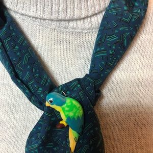 Carol Horn 70’s Geometric Skinny Sash Scarf